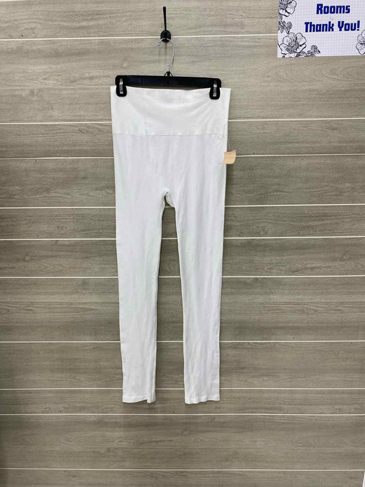 Warners White Womens Size 2X Leggings