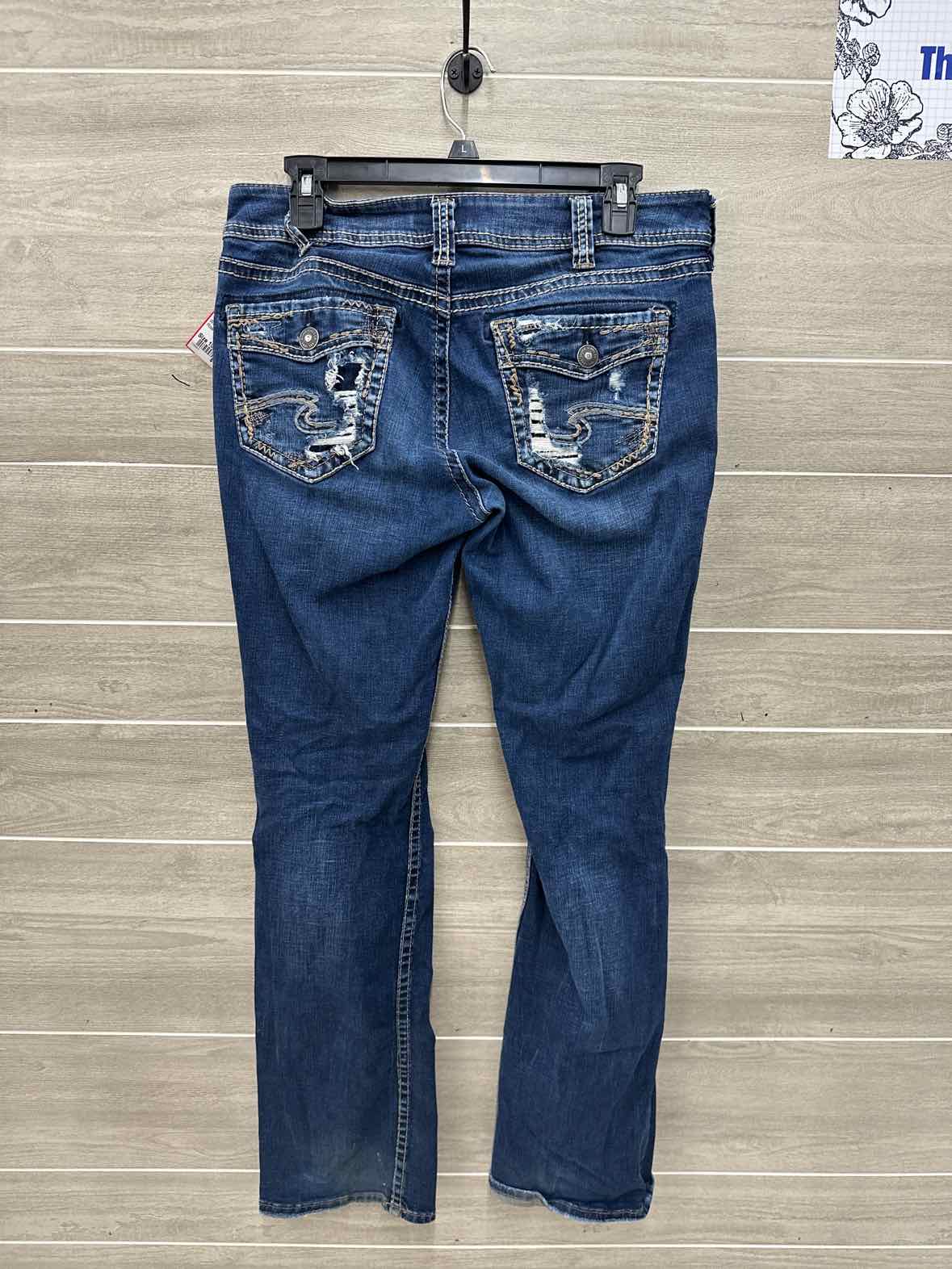 Silver Blue Womens Women Size 10/12 Jeans