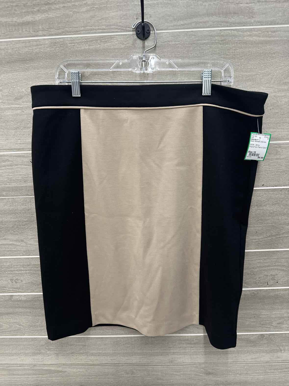 Dana Buchman Size 16 Black Womens Skirt