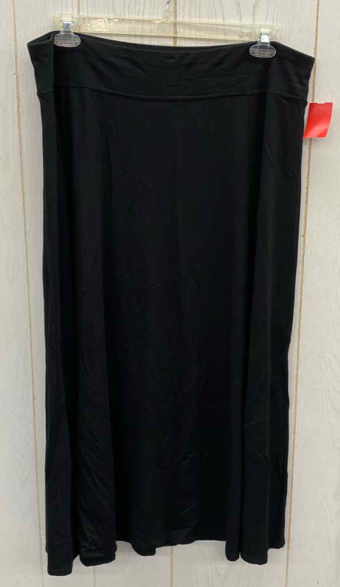 J Jill Black Womens Size 16 Skirt