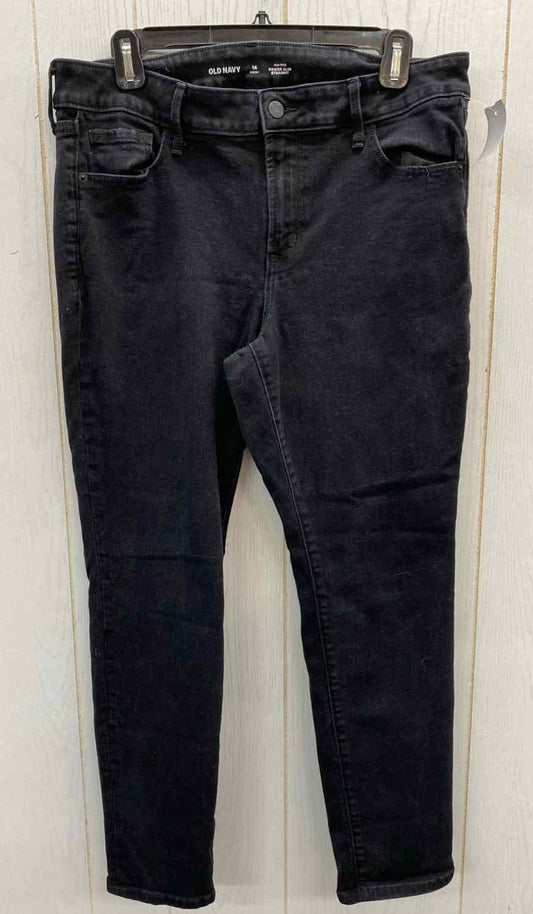 Old Navy Black Womens Size 14 Short Jeans