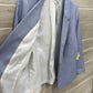 Kensie Blue Womens Women Size 6 Blazer