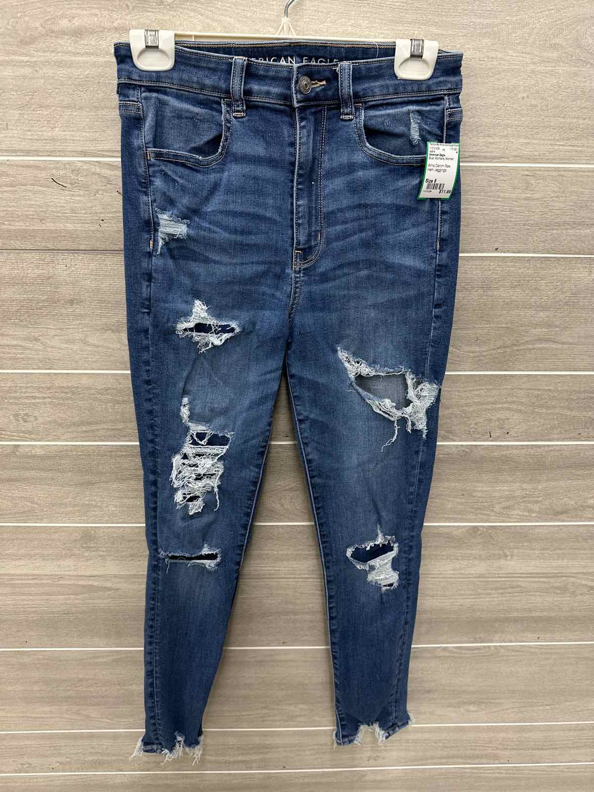 American Eagle Size 8 Blue Womens Jeans