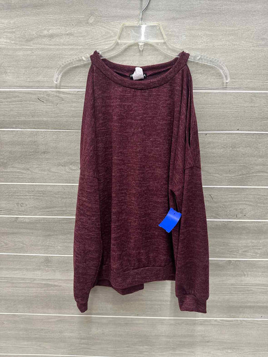 Hemish Size S Burgundy Womens Shirt