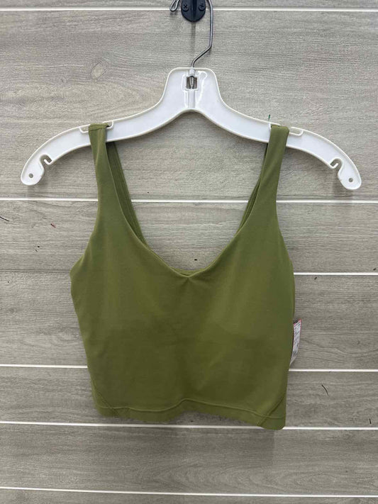 Lululemon Size 4 Green Womens Tank Top