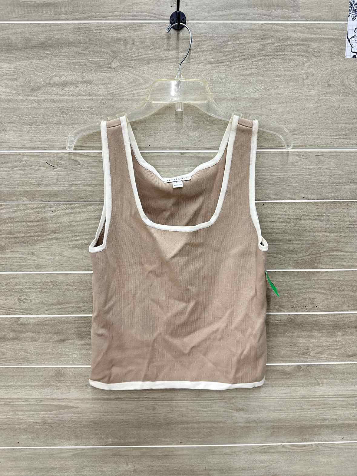INSIGHT Size L Tan Womens Tank Top