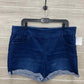 Time & Tru Size 16/18 Blue Plus Shorts