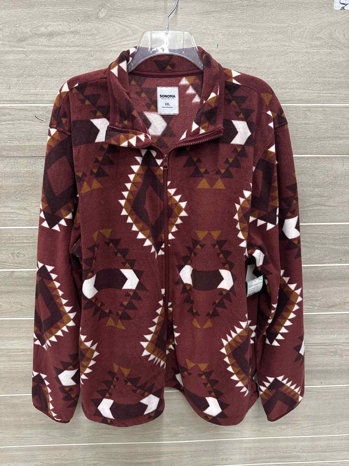 Sonoma Size XXL Burgundy Womens Shirt