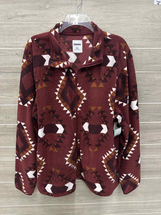 Sonoma Size XXL Burgundy Womens Shirt