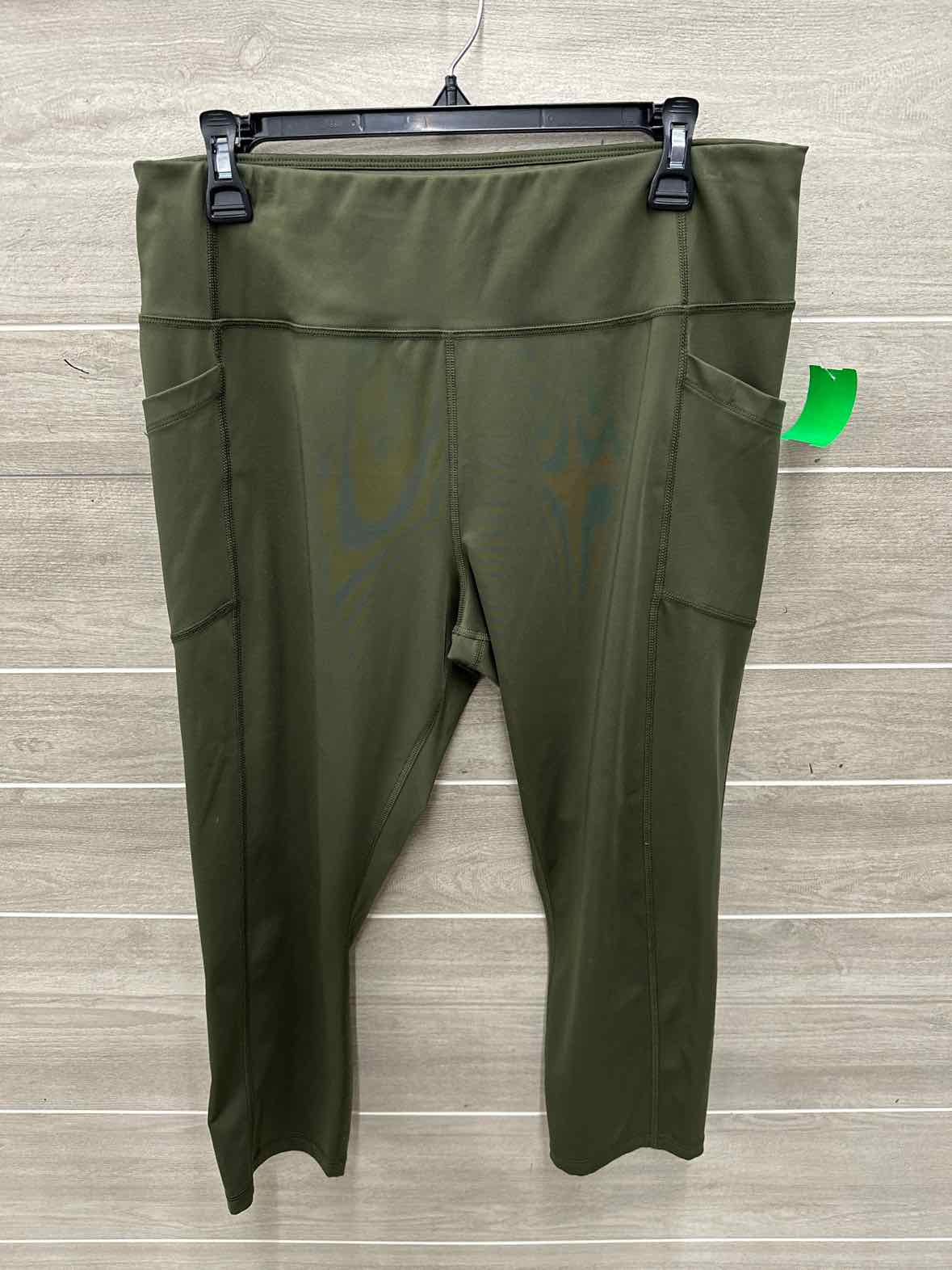 Avia Size XL Olive Womens Leggings