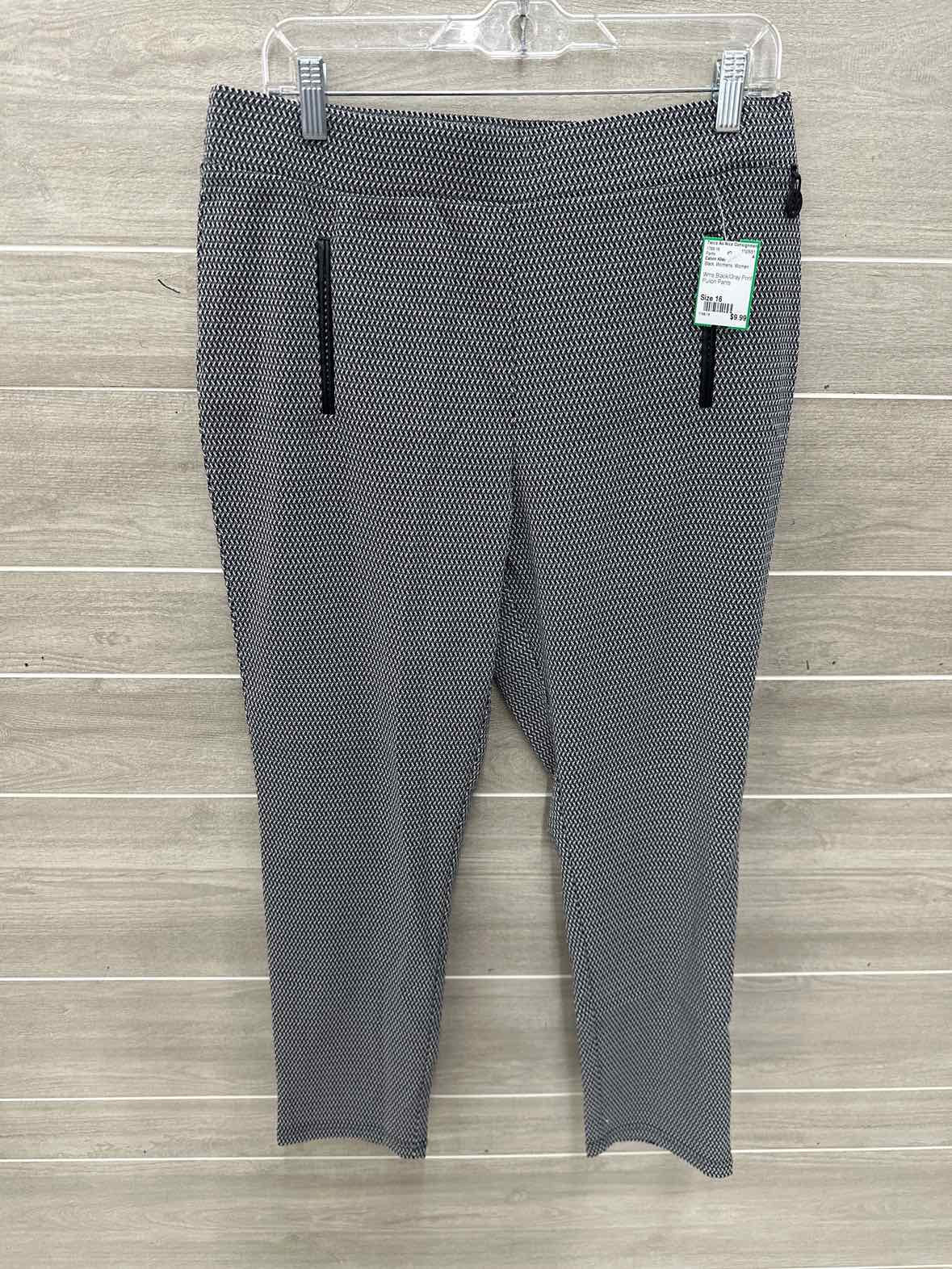 Calvin Klein Size 16 Black Womens Pants