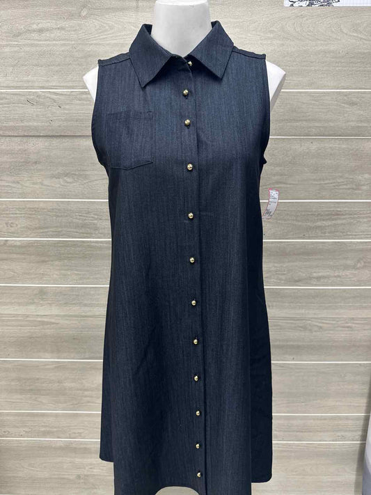 Calvin Klein Size 8 Blue Womens Dress