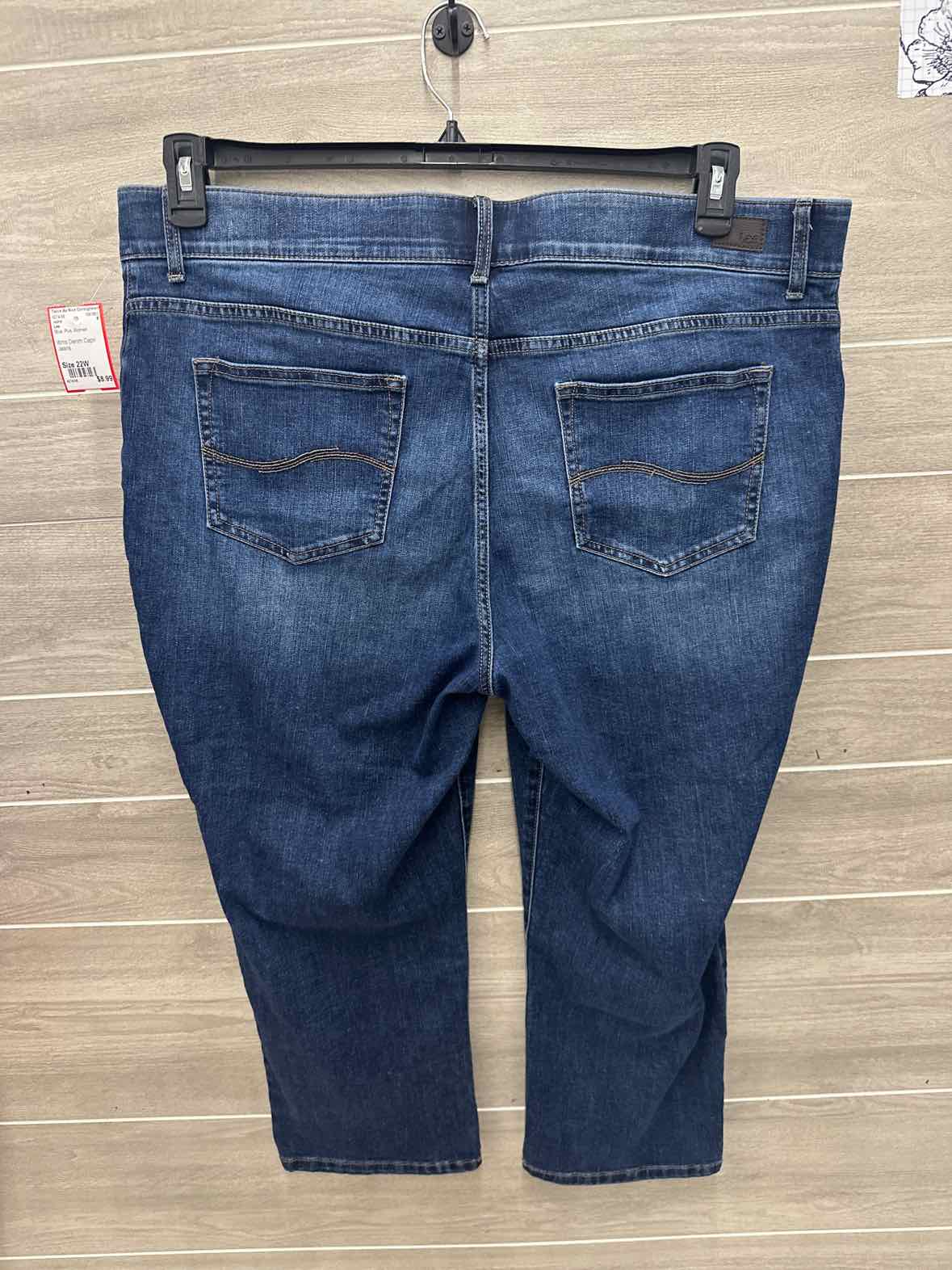 Lee Size 22W Blue Plus Jeans