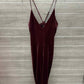 Express Size 12/14 Burgundy Womens Jumper