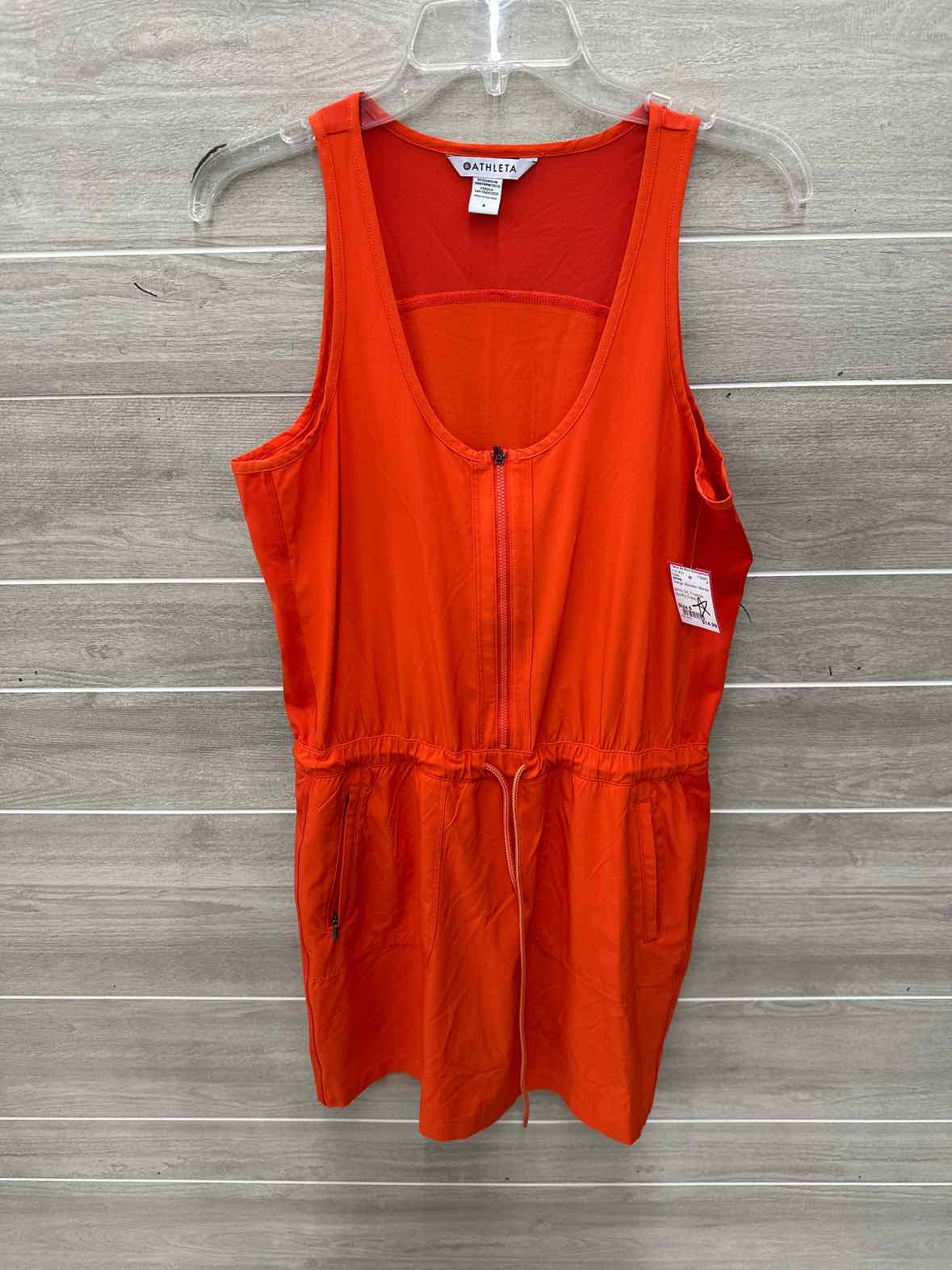 Athleta Size 6 Orange Womens Dress