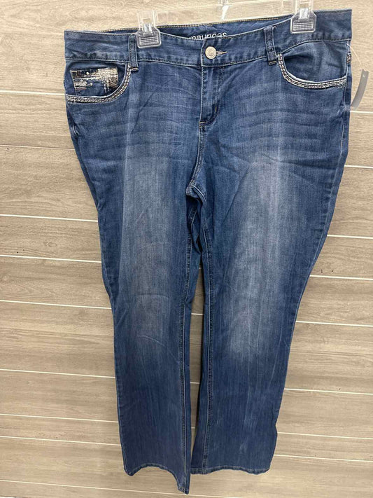 Maurices Size 18 Long Blue Womens Jeans