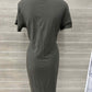 Theory Size 10/12 Olive Womens Dress