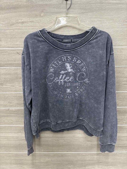 Gray Womens Women Size L/XL Sweatshirt