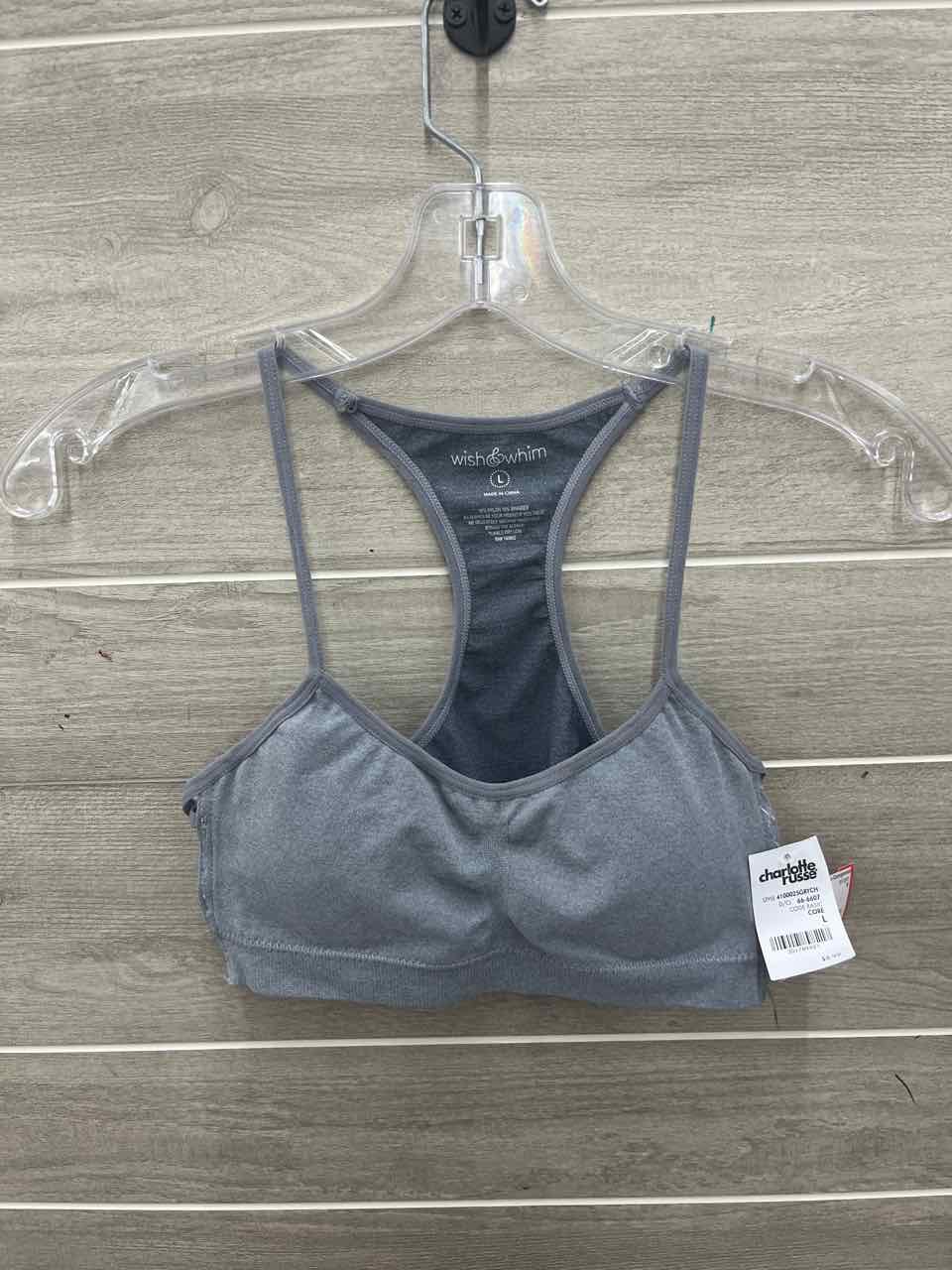 Size L Brown Junior Bra