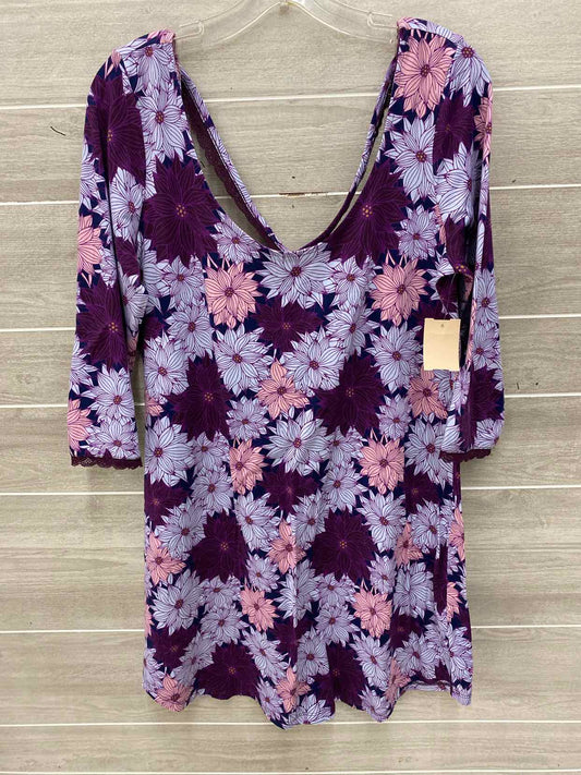 Maidenform Purple Womens Size L Pajamas