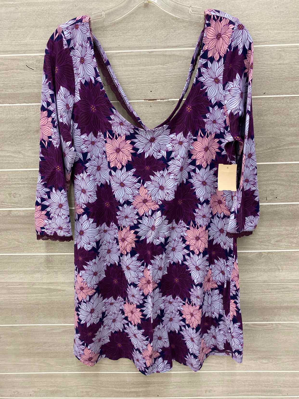 Maidenform Purple Womens Size L Pajamas
