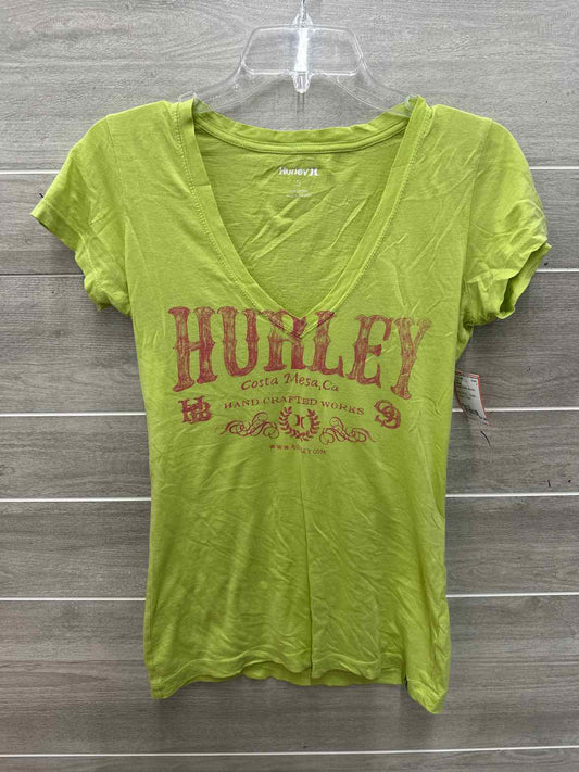 Hurley Size S Green Junior Shirt