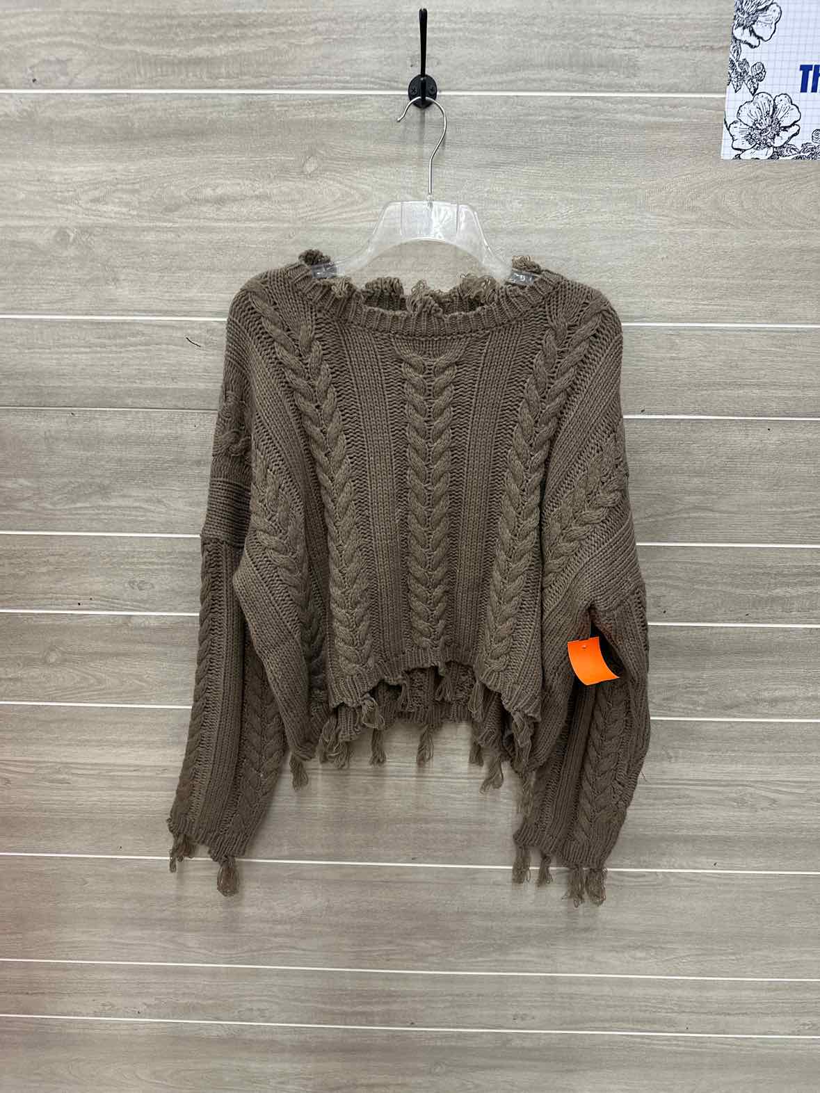 Alter'd State Size S Taupe Womens Sweater