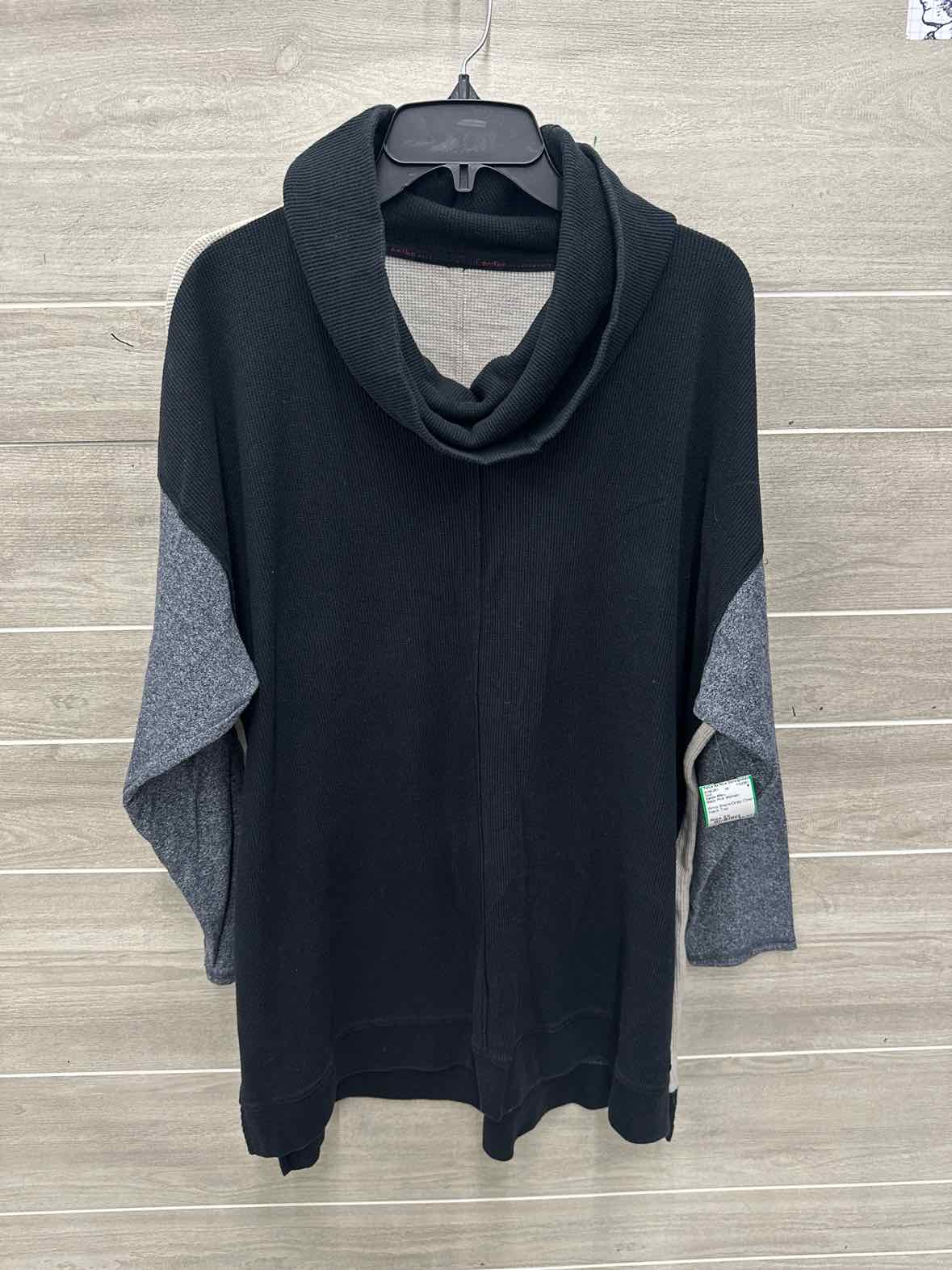 Calvin Klein Size 2X Black Plus Shirt