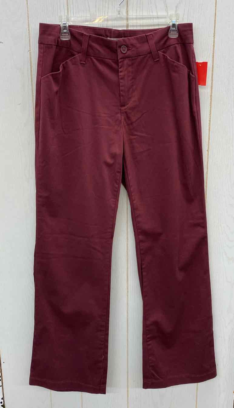 Riders Burgundy Womens Size 10 Pants