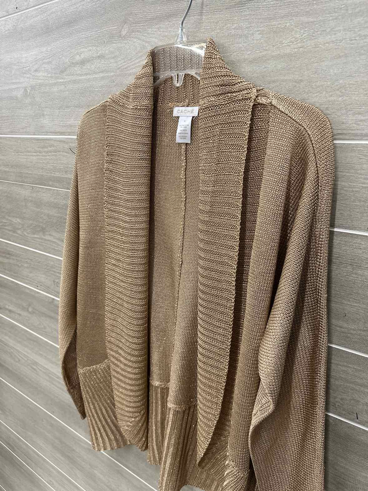 Cache Size XS Gold Womens Sweater