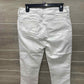 SJB Size 8 White Womens Pants