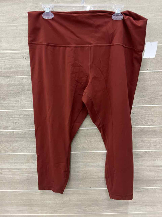 Lululemon Size 20 Orange Plus Leggings