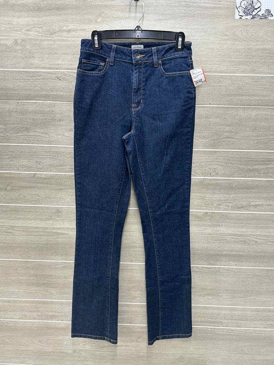 LL Bean Blue Womens Women Size 4 Long Jeans