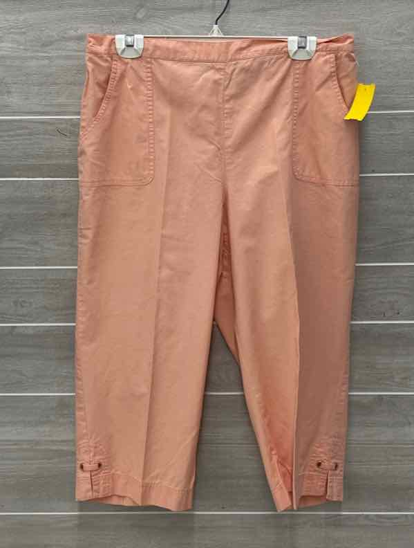 Alfred Dunner Peach Womens Size 14 Pants