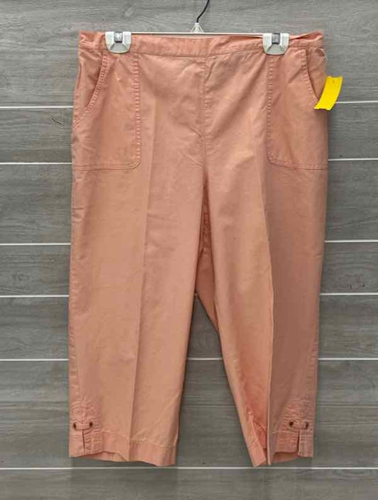 Alfred Dunner Peach Womens Size 14 Pants