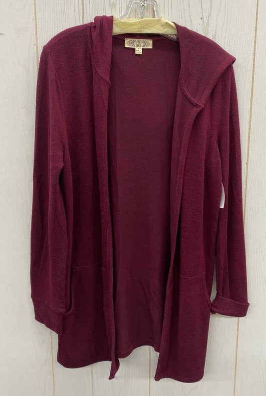 Pink Rose Burgundy Womens Size M Sweater