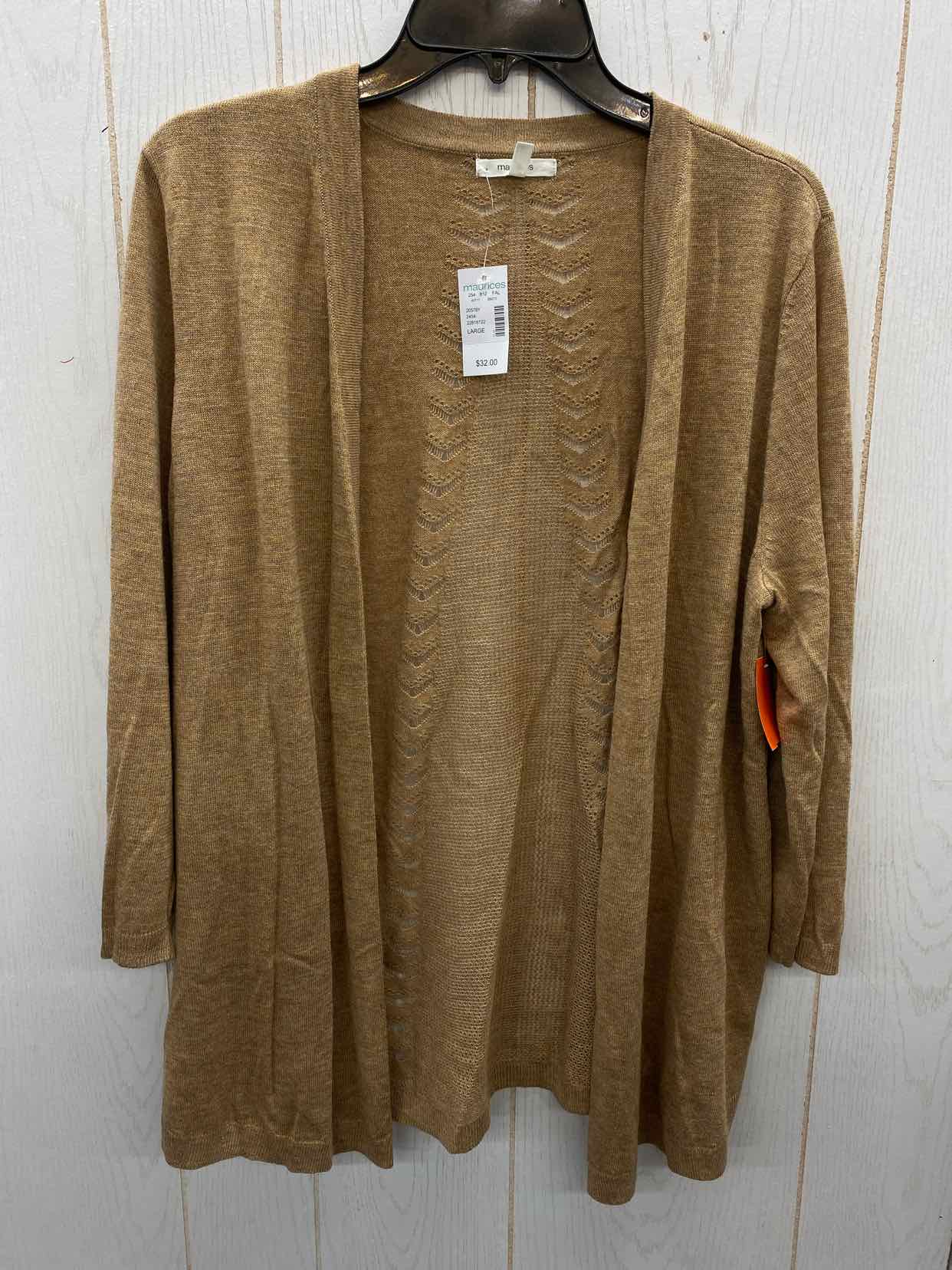 Maurices Tan Womens Size L Sweater