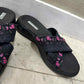 Skechers US Shoe Size 6 Black Womens Sandals