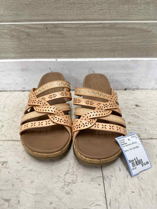 Skechers US Shoe Size 6.5 Tan Womens Sandals