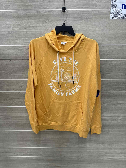 Size XL Yellow Womens Sweatshirt