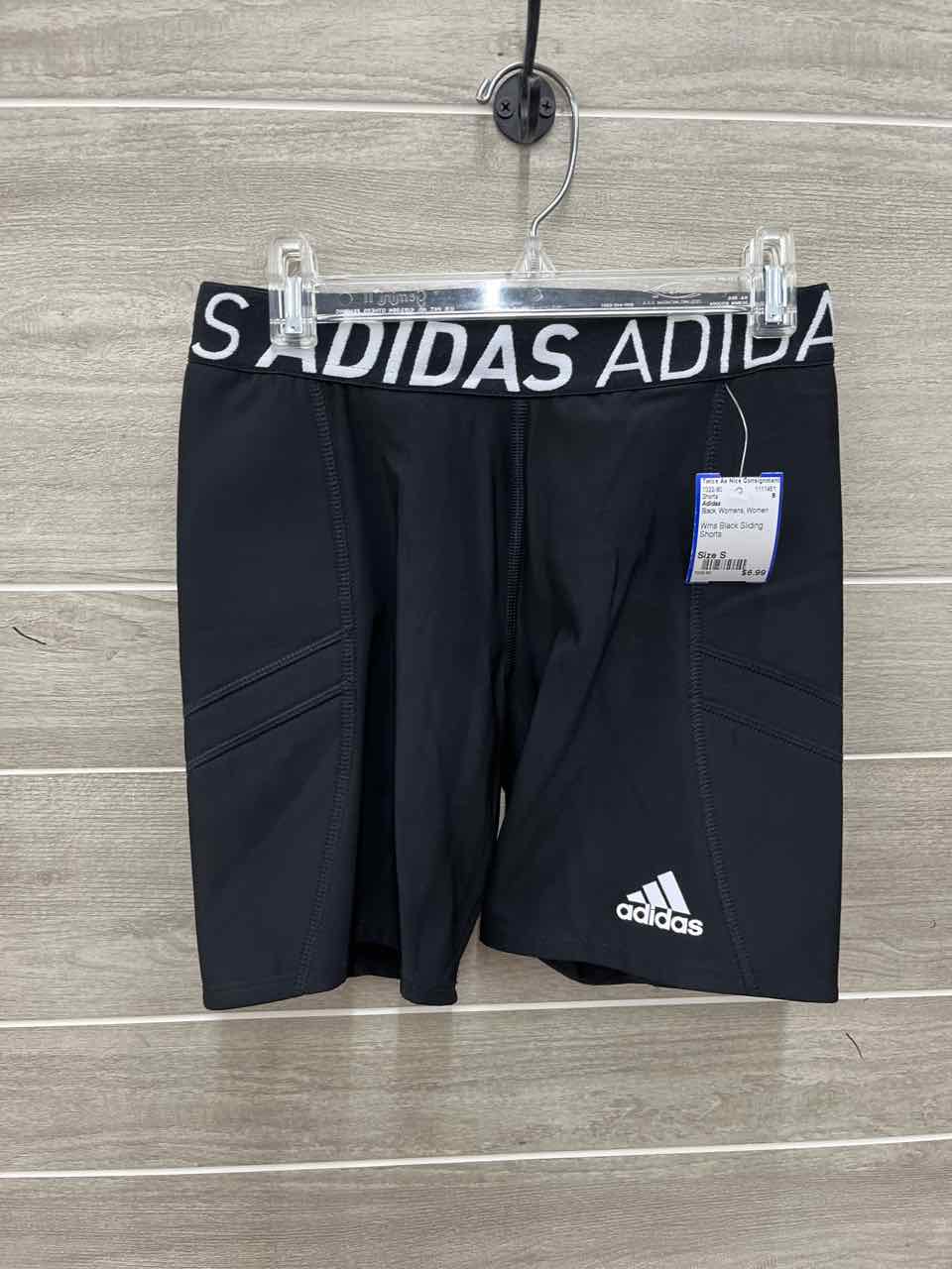Adidas Size S Black Womens Shorts