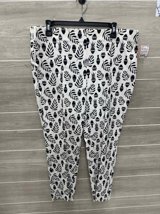 Jules & Leopold Size 14/16 Cream Womens Pants