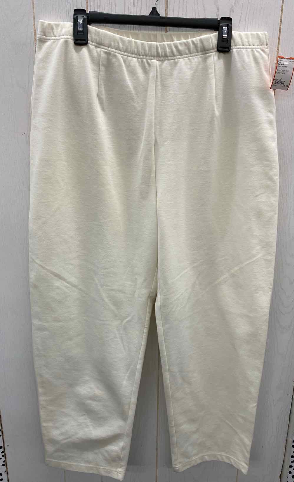 Sag Harbor Cream Womens Size 16 Pants