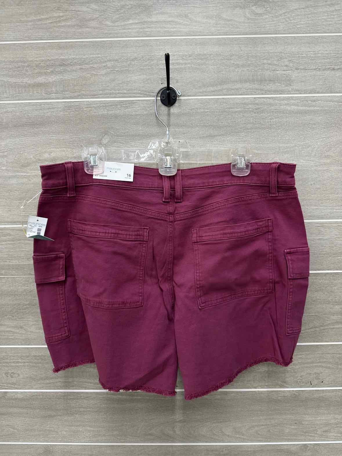 Maurices Size 16 Pink Womens Shorts