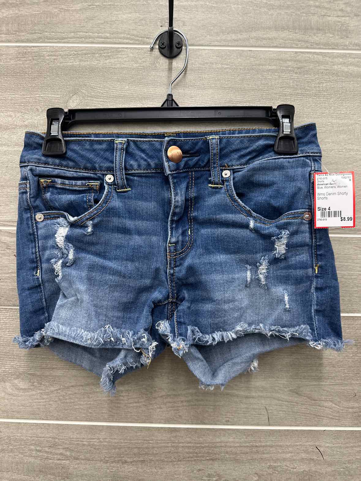 American Eagle Size 4 Blue Womens Shorts
