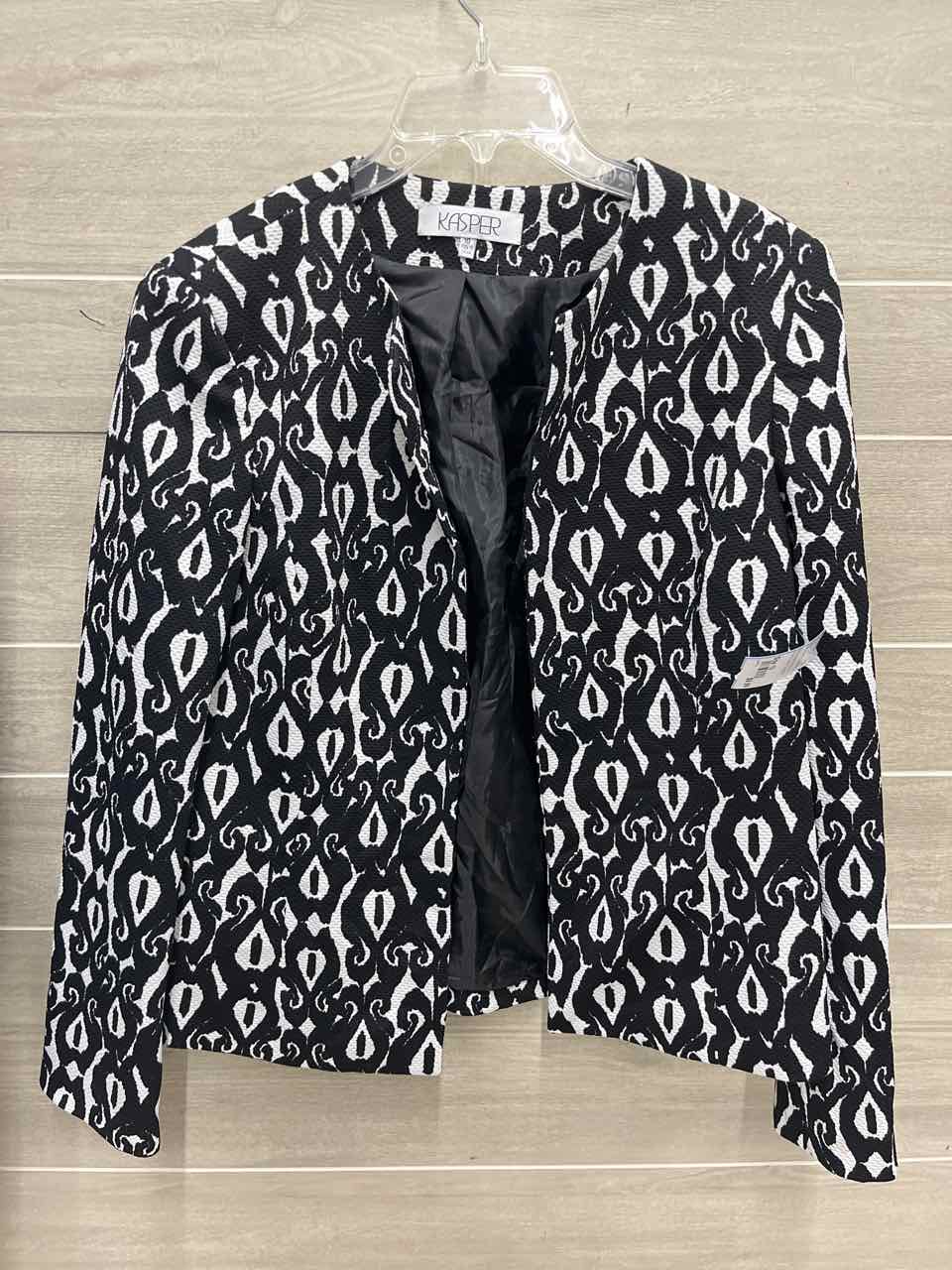 Kasper Size 10 Black Womens Blazer