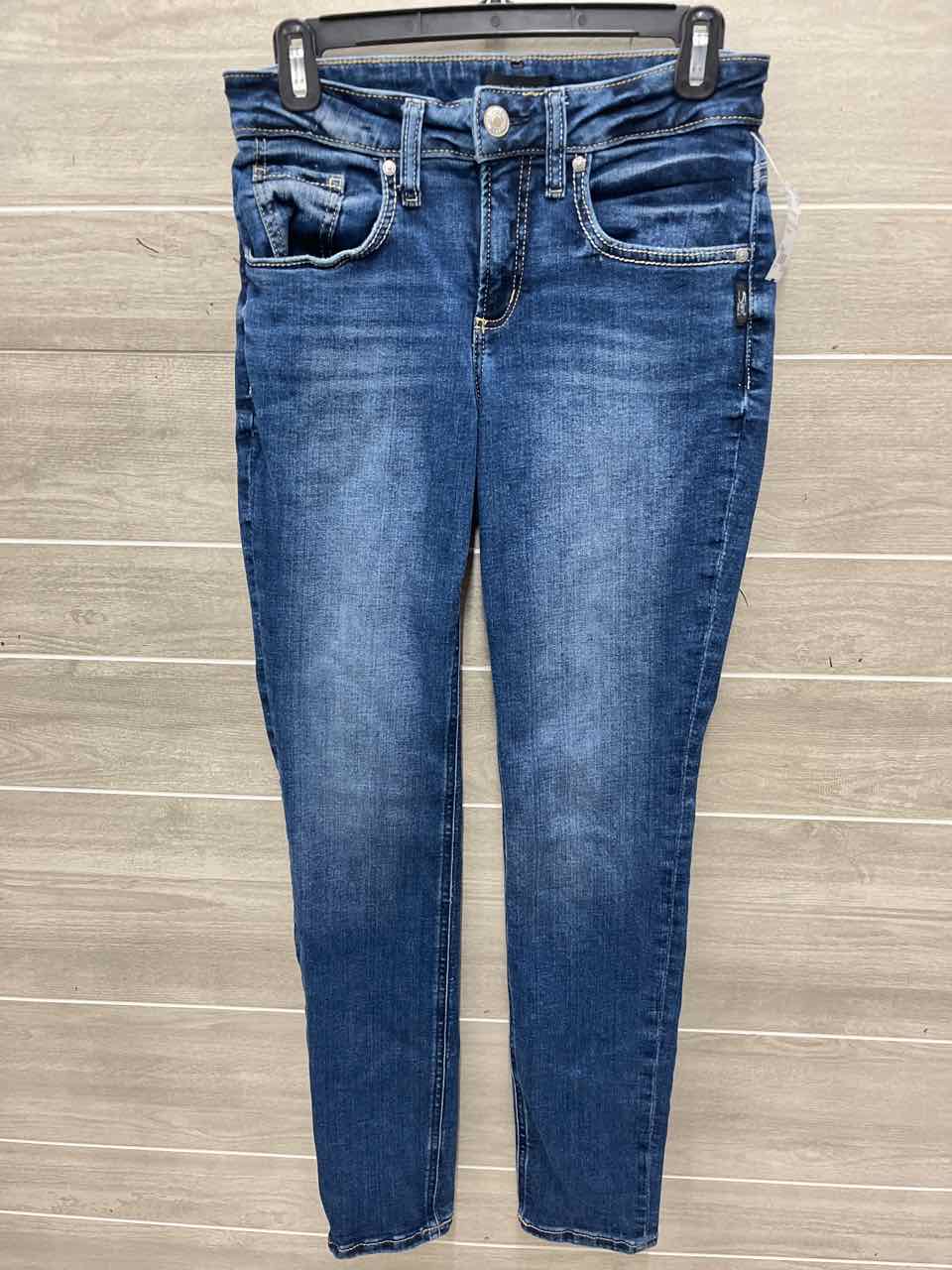 Silver Size 2 Blue Womens Jeans