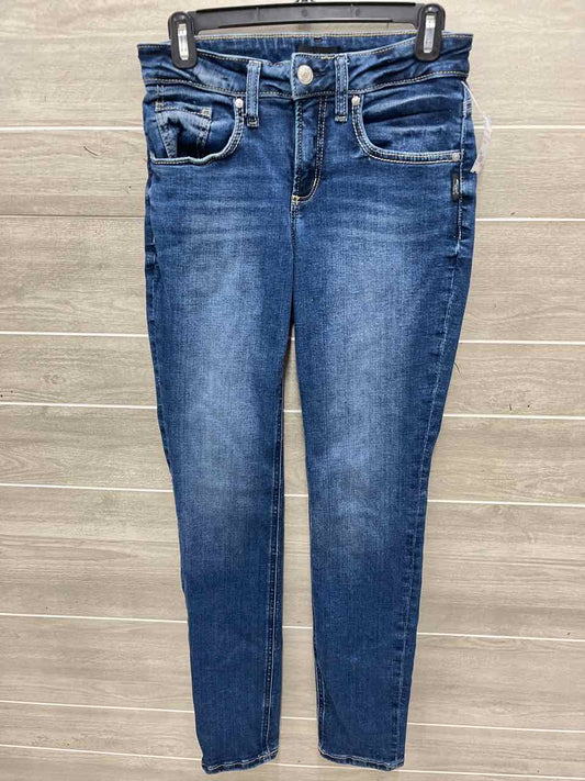 Silver Size 2 Blue Womens Jeans