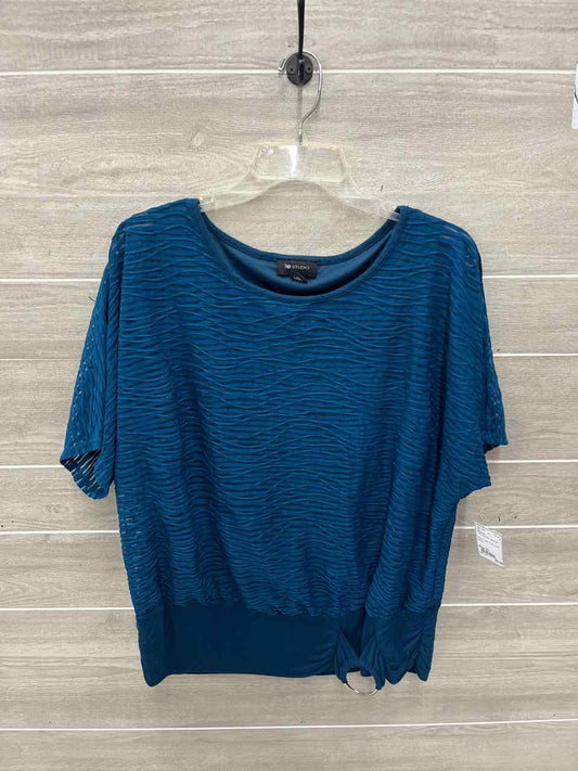 AB Studio Size XL Teal Womens Shirt