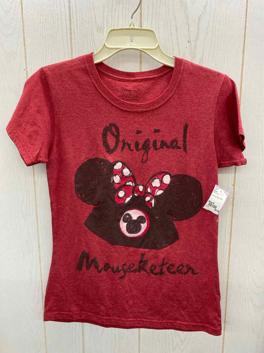 Disney Red Junior Size M Shirt